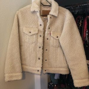 Levi’s all over Sherpa trucker jacket